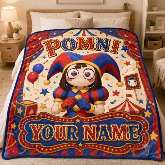 Custom Jester Circus Blanket