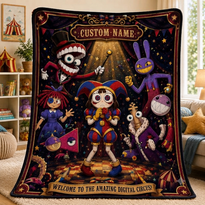 Custom Midnight Circus Blanket