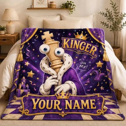 Custom Name Royal Circus Blanket