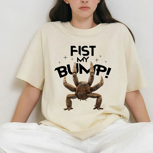 Fist Bump Alien Space Shirt, Comfort Colors 1717 T-Shirt, Vintage Washed Graphic Tee, Retro Sci Fi Nerd Shirt, Y2K Space Shirt