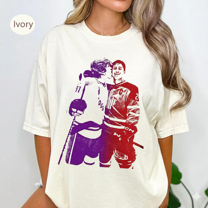 Queer Hockey Rivals Comfort Tee – Book & Movie Inspired Shirt