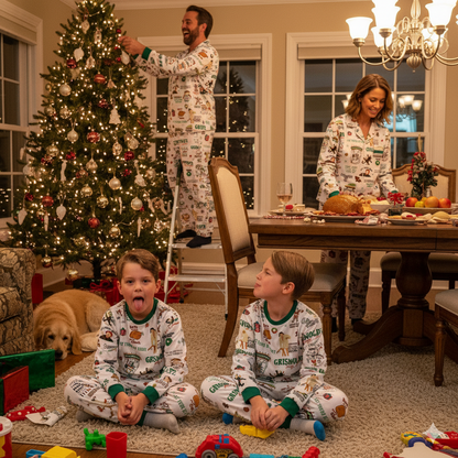 Griswold Pajamas Set – Vintage Family Christmas Sleepwear