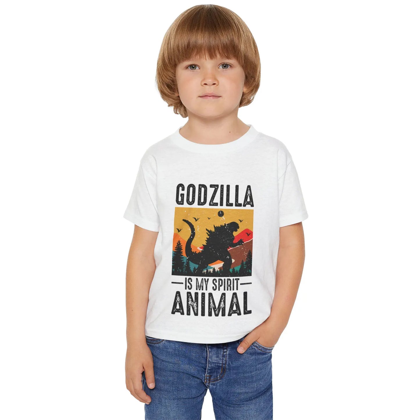 Kids Giant Monster Is My Spirit Animal T-Shirt