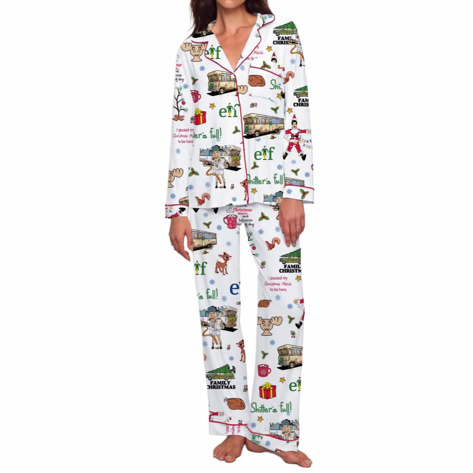 Vintage Holiday Family Pajama Set, Inspired Christmas Tree Farm Sleepwear, Cozy Winter Loungewear for Adults & Kids