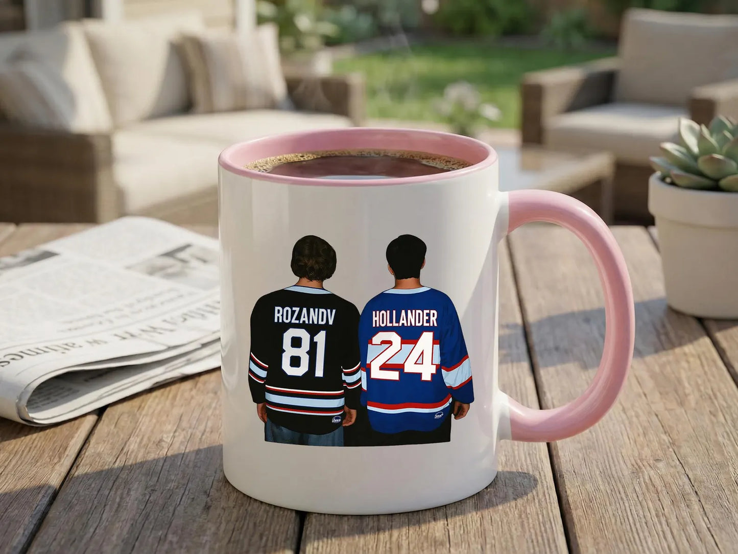 Hockey Rivals Romance Mug – Book & Movie Inspired Ceramic Coffee Cup