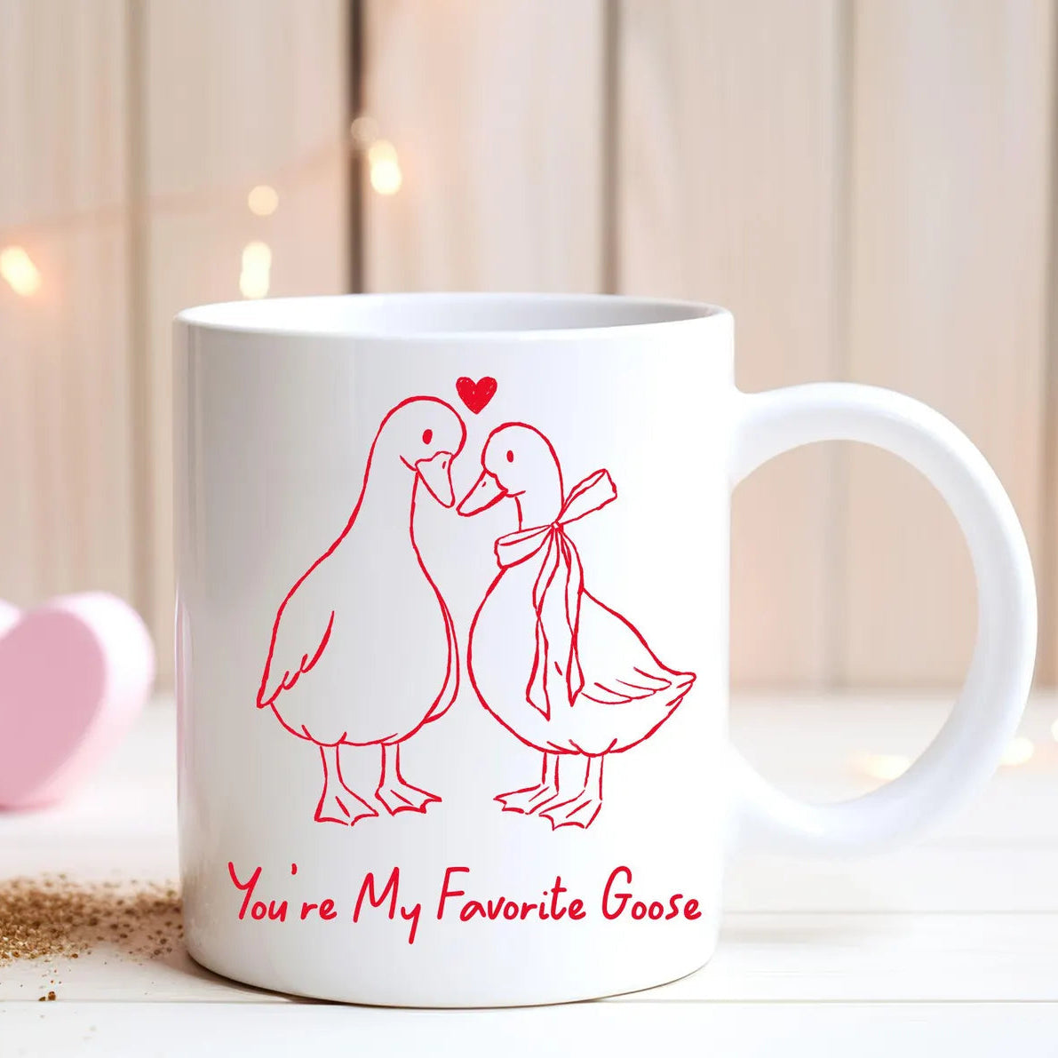 You’re My Favorite Goose Mug – Cute Valentine Coffee Gift for Couples