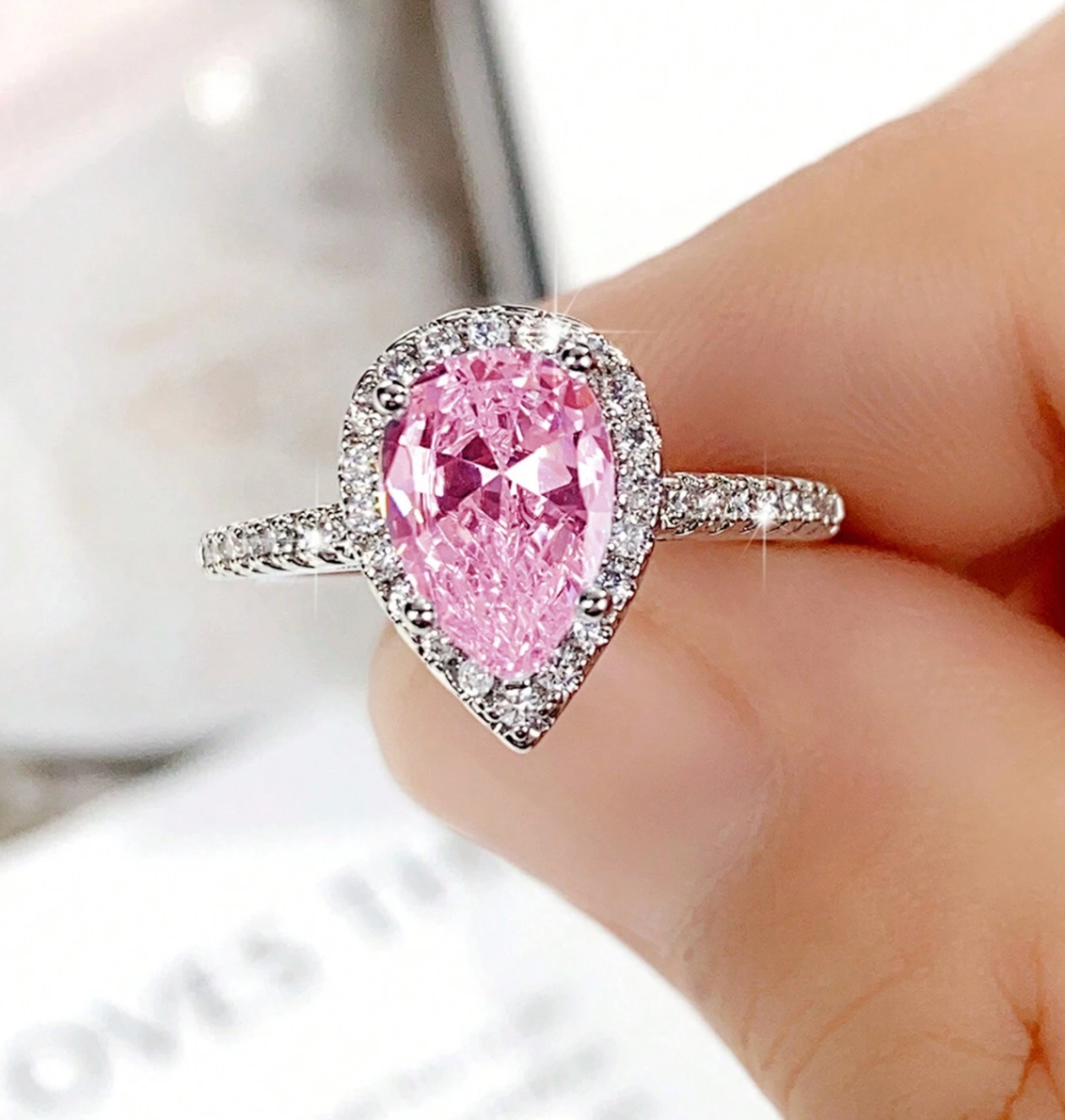 Choose Yourself CZ Ring – Self-Love Mood Jewelry for Women