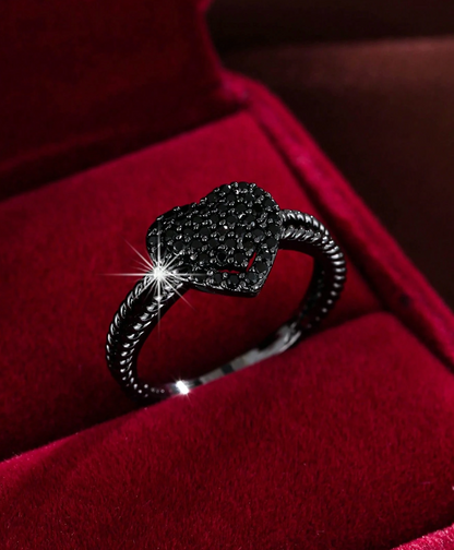 Heart-Shaped CZ Ring – Valentine’s & Mother’s Day Gift for Her