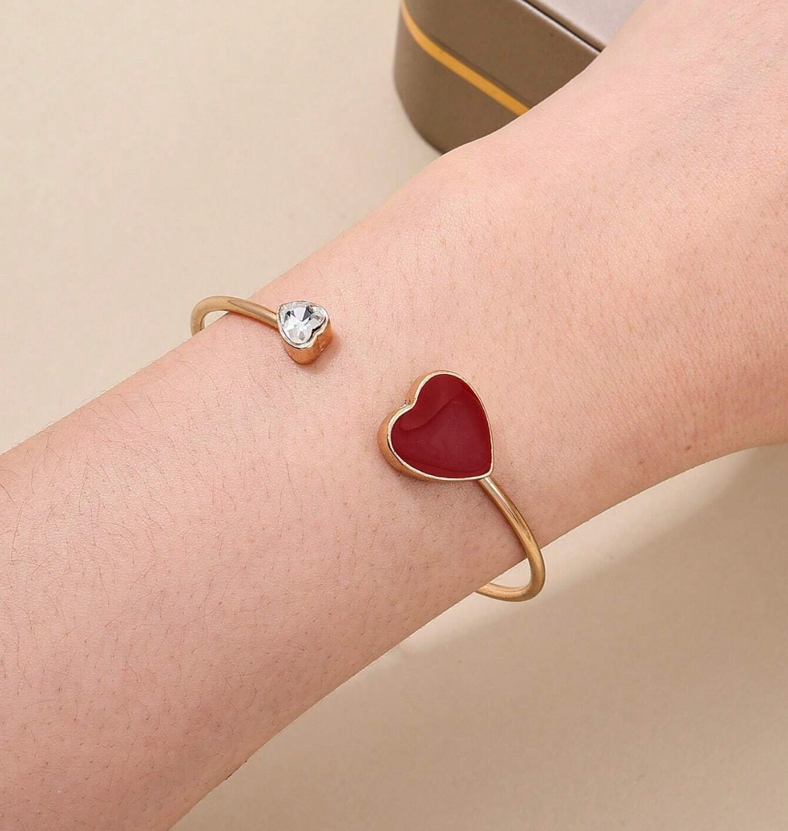 Red Heart Jewelry Set – Girly Chic Valentine Accessories