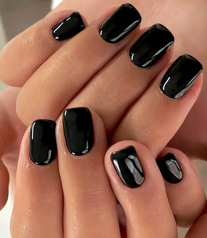 Classic Cherry Red | Short Square Press-On Nails (24 Pcs Gift Set)