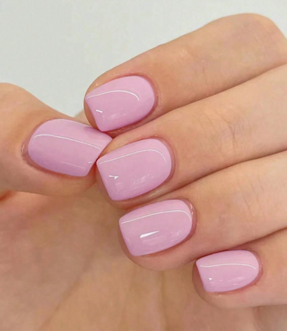 Classic Cherry Red | Short Square Press-On Nails (24 Pcs Gift Set)