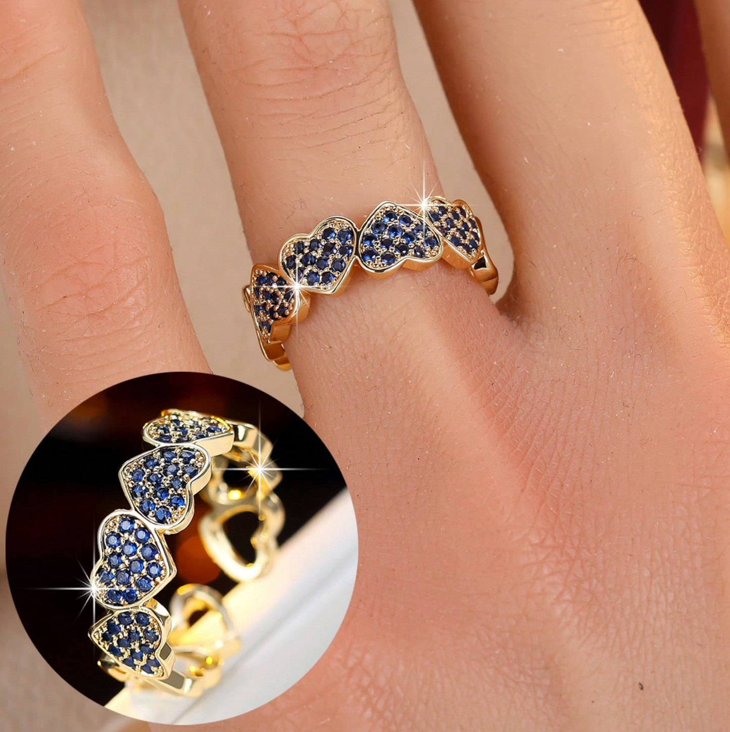 Soft Heart Glow Ring – Zirconia Edition