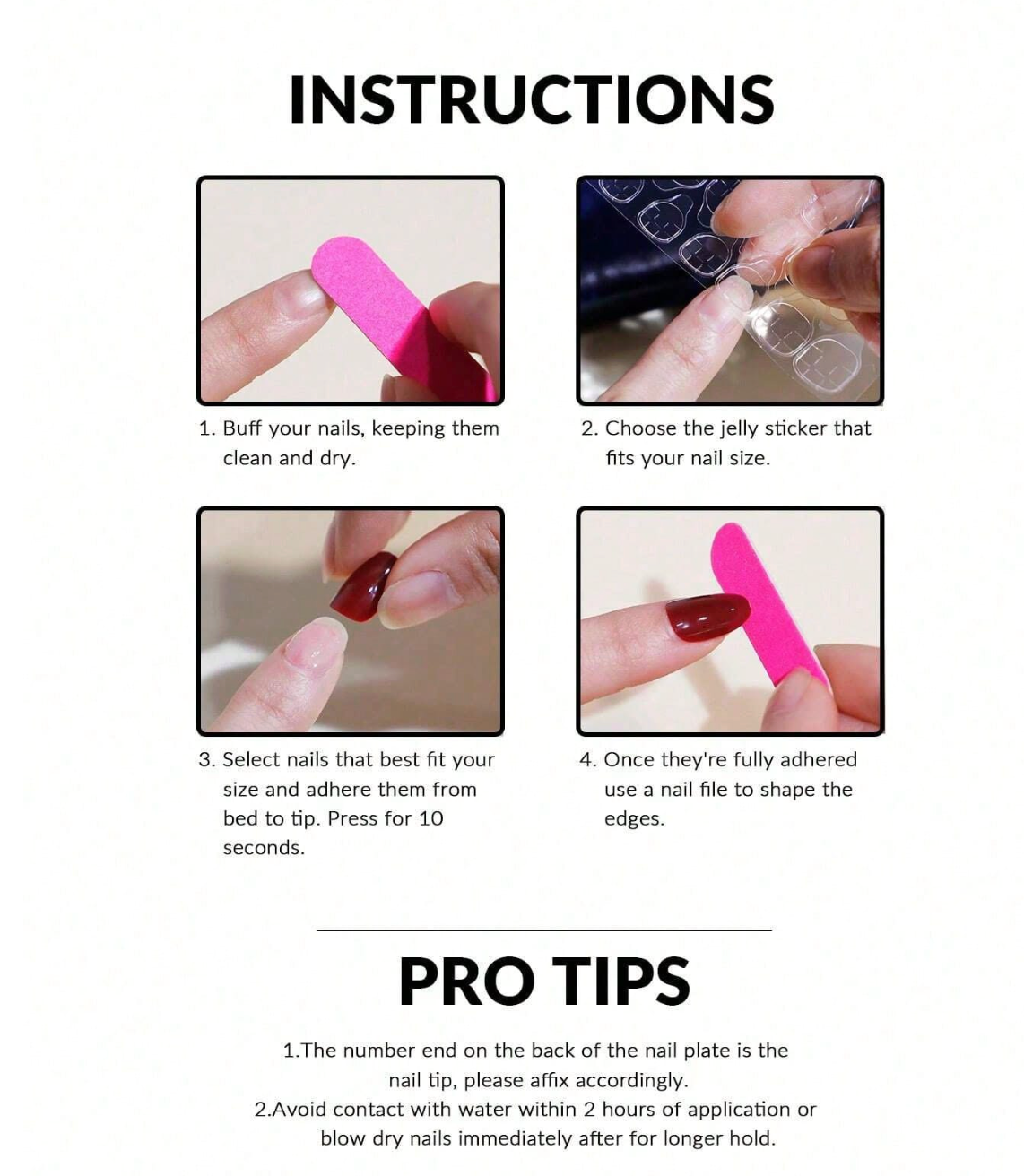 10PCS Handmade Y2K Pink French Press On Nails Long Pointed 3D Shell Starfish Design