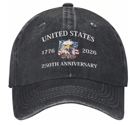 United States 250th Anniversary "1776-2026" - Distressed Classic Cap