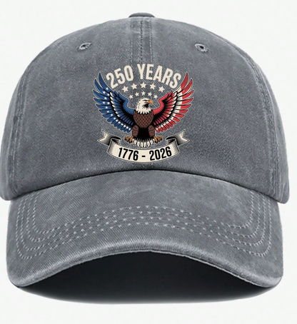 United States 250th Anniversary Patriotic Eagle - Vintage Trucker Hat