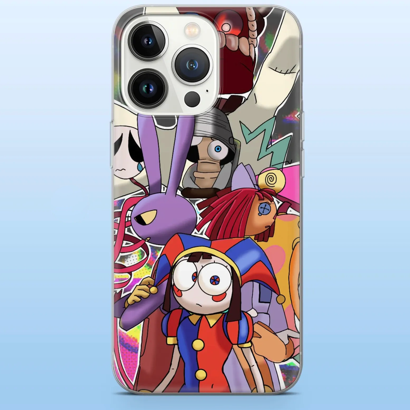 Lost in the Circus Crew Clear Phone Case