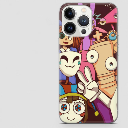 Friendly Circus Crew Snapshot Clear Phone Case
