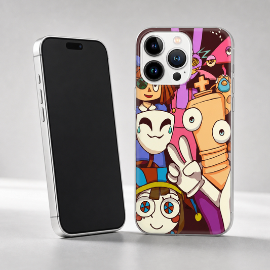 Friendly Circus Crew Snapshot Clear Phone Case
