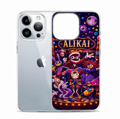 Personalized Circus Cast Spotlight Clear Phone Case