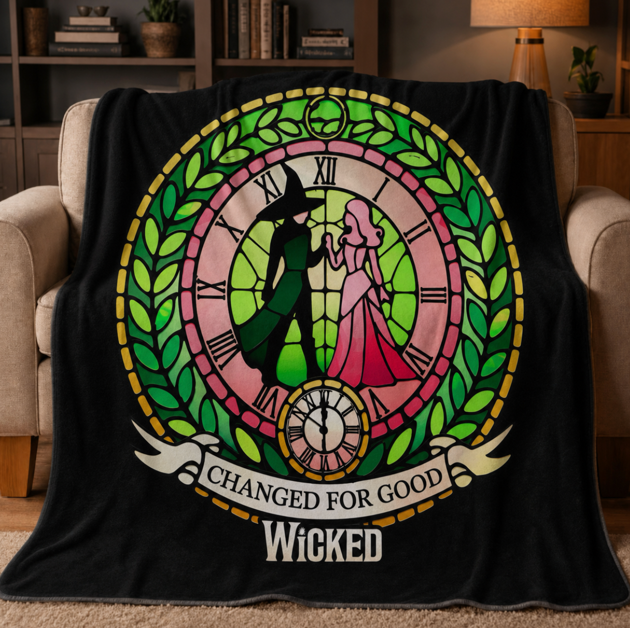 Timeless Magical Friendship Stained Glass Blanket