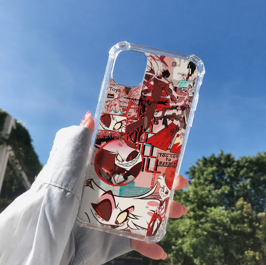 Chaotic Cabaret Star Collage Clear Phone Case