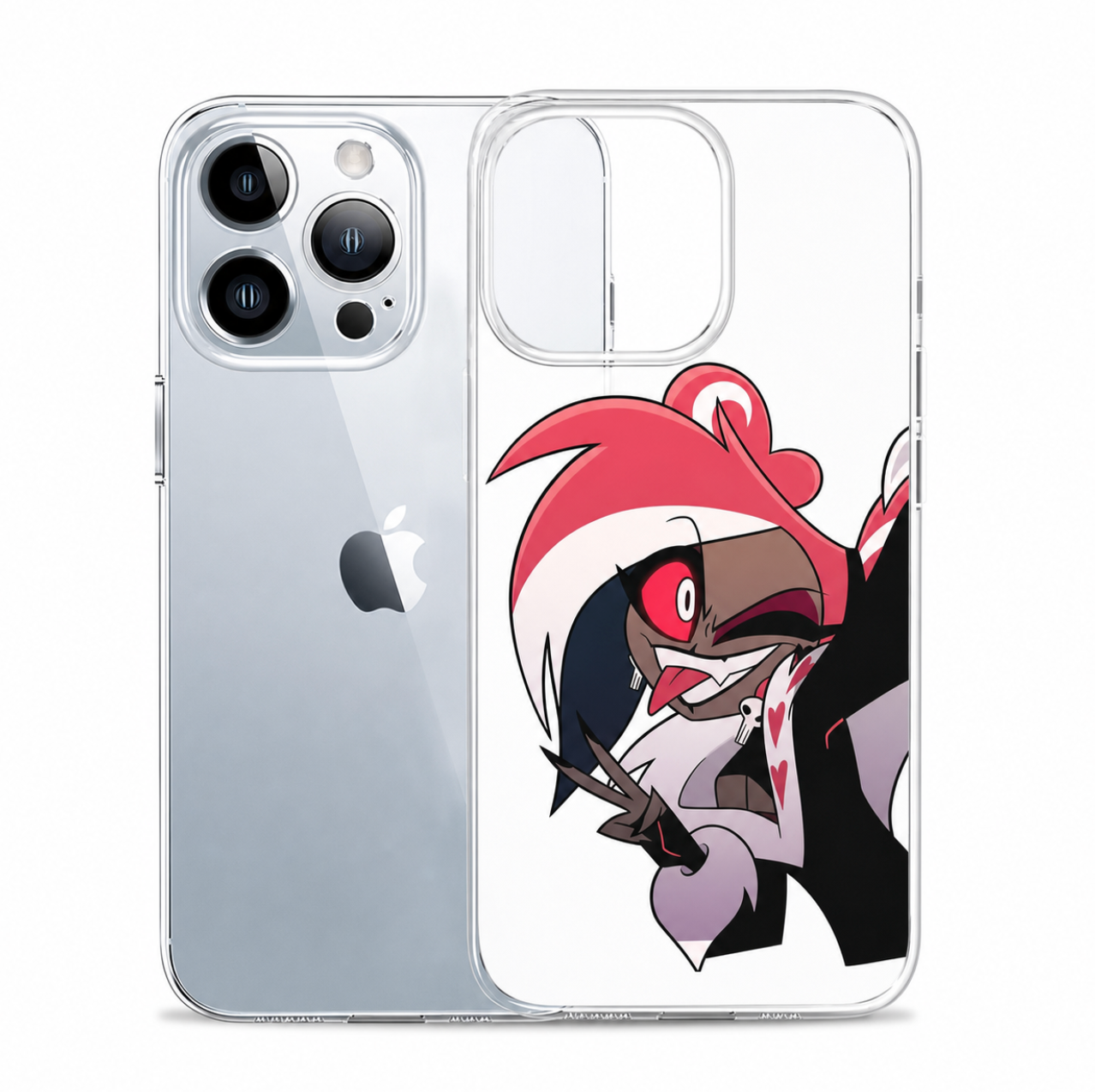 Rebellious Fashion Icon Clear Phone Case