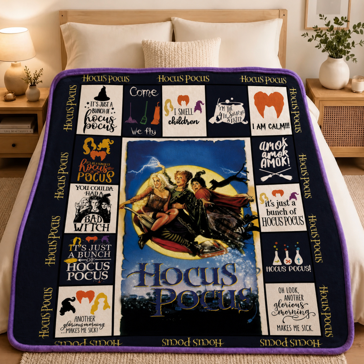 Witch Movie Quote Blanket