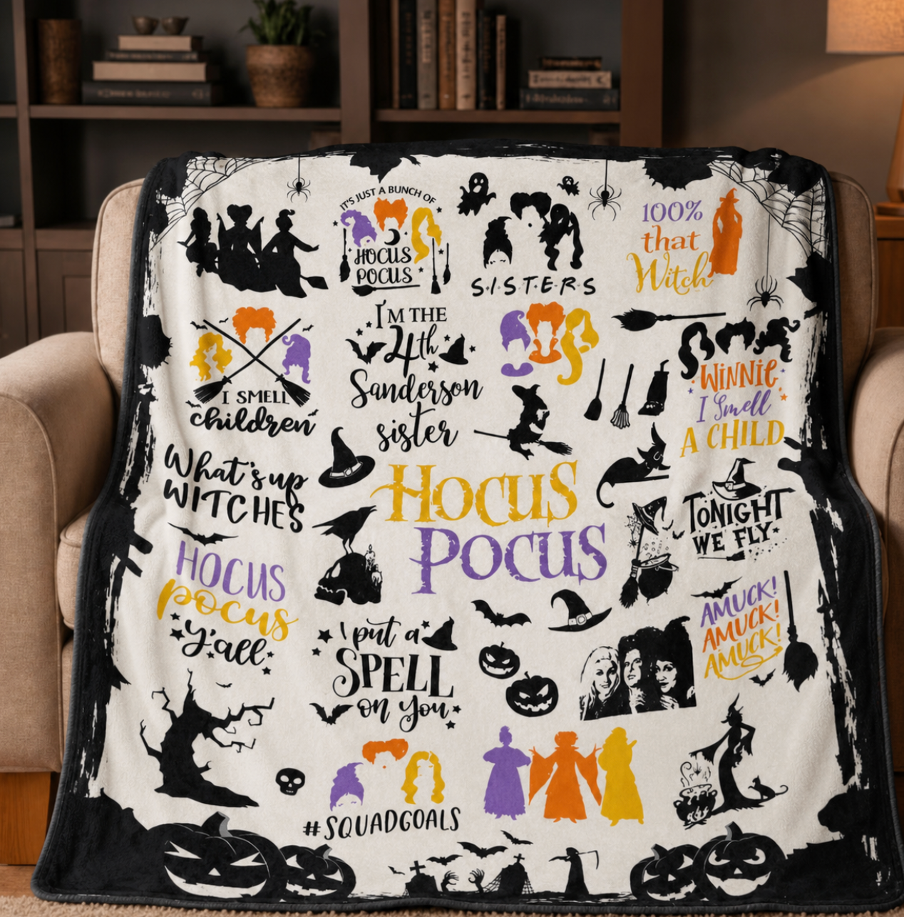 White Witch Quote Blanket