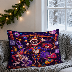 Dark Circus Friends Pillow