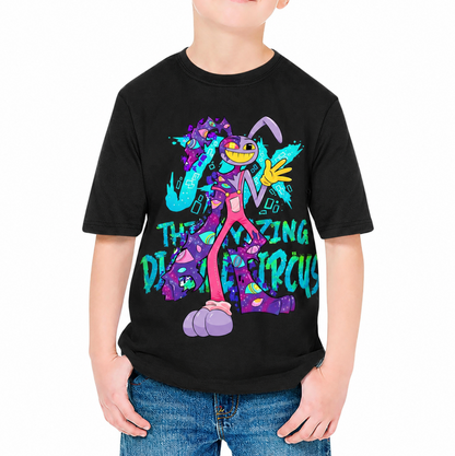 Black Bunny Circus Family T-Shirt