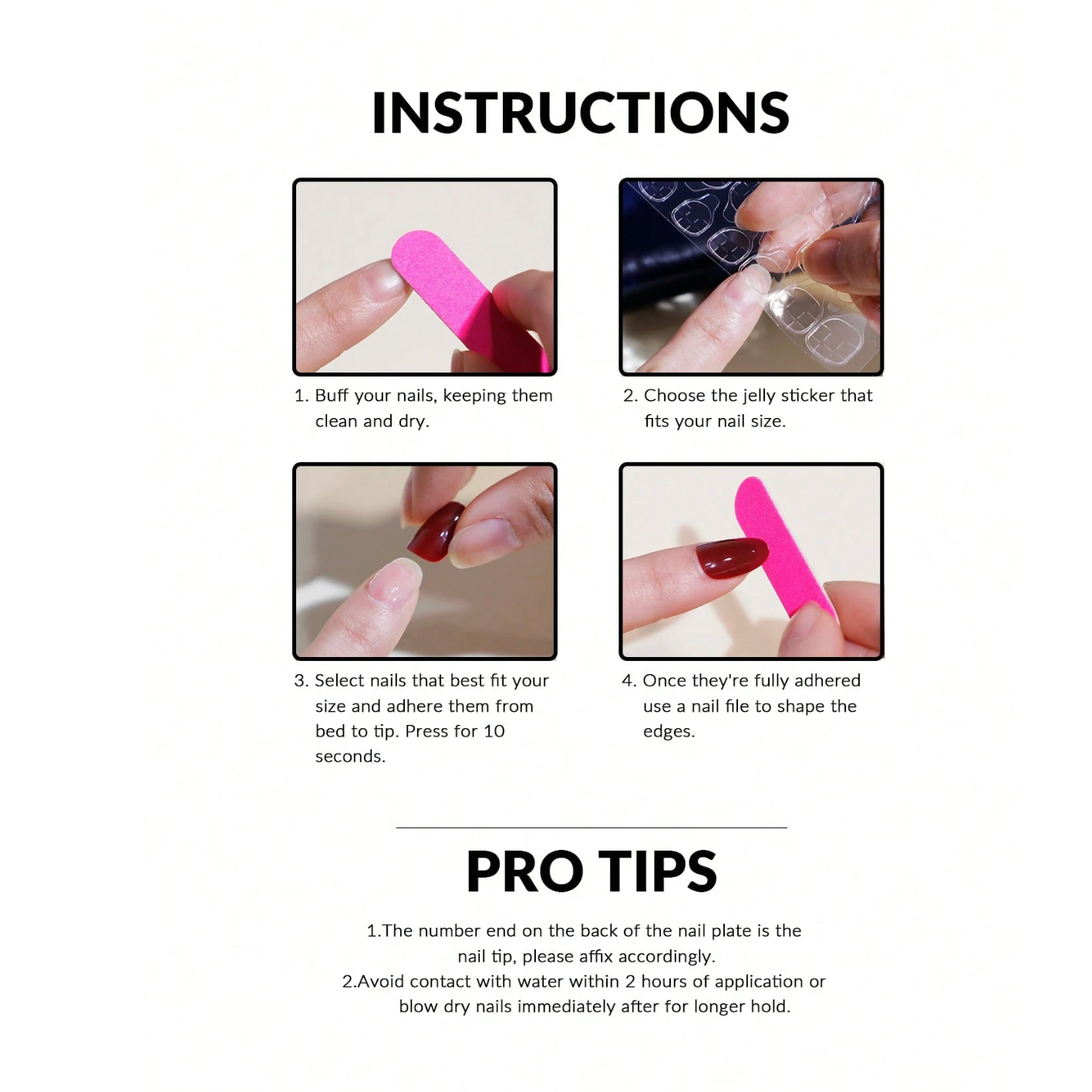 Sweetheart Nude Pink | Gold Line & Heart Accent Nails (24 Pcs Gift Set)
