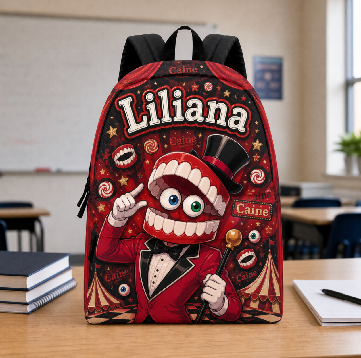 Custom Red Ringmaster School Set