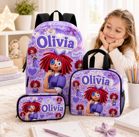 Custom Rainbow Circus School Set