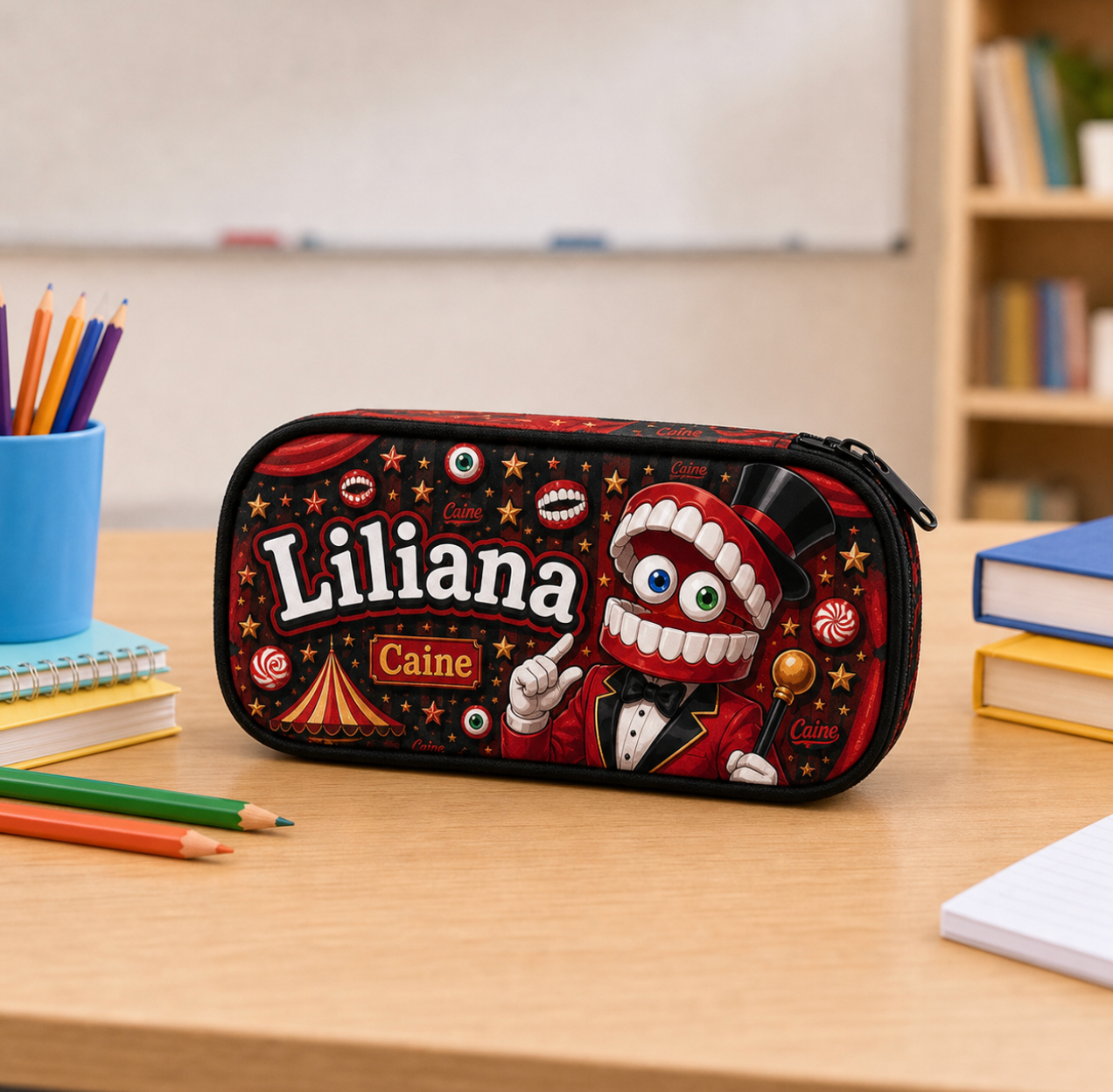 Custom Red Ringmaster School Set