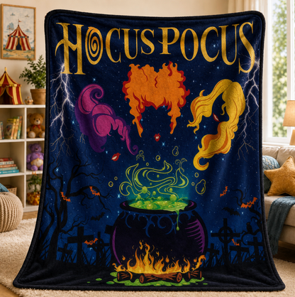 Witch Spell Night Blanket
