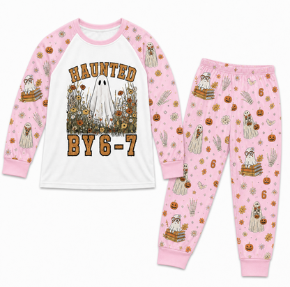 Floral Haunted 6-7 Meme Halloween Family Matching Pajamas