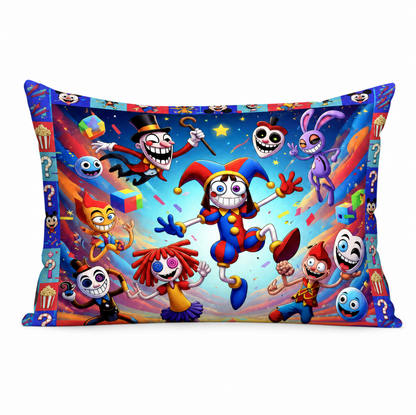 Colorful Circus Friends Pillow