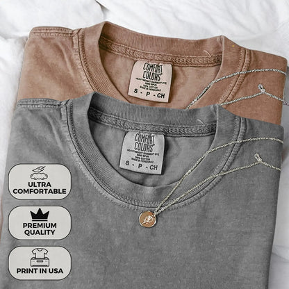 Monkey Punch Comfort Colors Shirt – Cute Baby Monkey Plush Graphic Tee