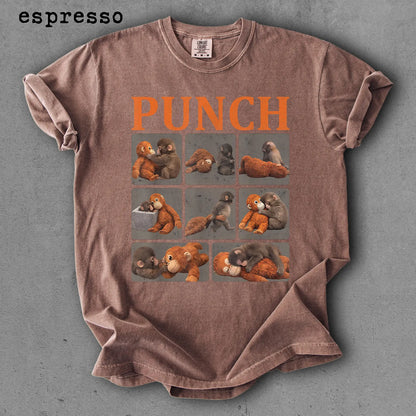 Comfort Colors Baby Monkey Punch Shirt – Cute Cozy Monkey Graphic Tee