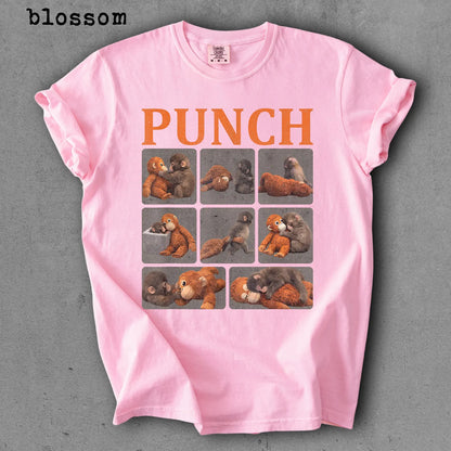 Comfort Colors Baby Monkey Punch Shirt – Cute Cozy Monkey Graphic Tee