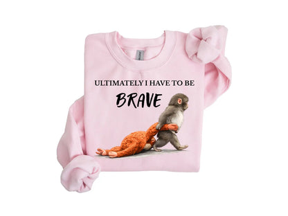 Baby Monkey Punch – Viral Lonely Monkey Graphic Shirt | Small But Brave Plush Toy Tee