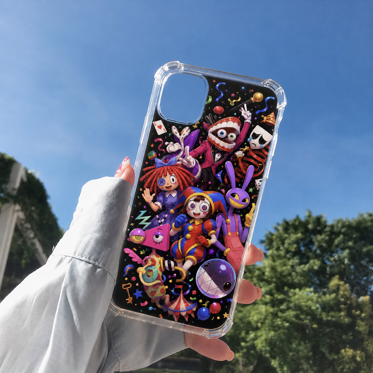 Midnight Circus All-Star Crew Clear Phone Case