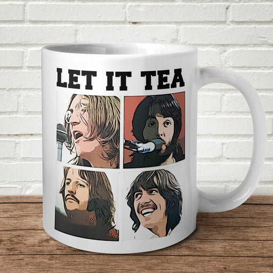 Classic Rock 1960s British Invasion Legend Funny Pun Retro Accent Mug