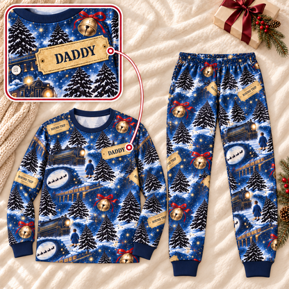 Christmas Express Matching Family Pajama Set