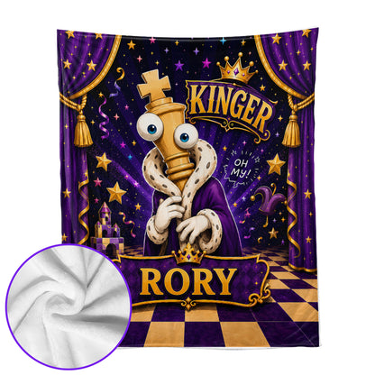 Custom Name Royal Circus Blanket