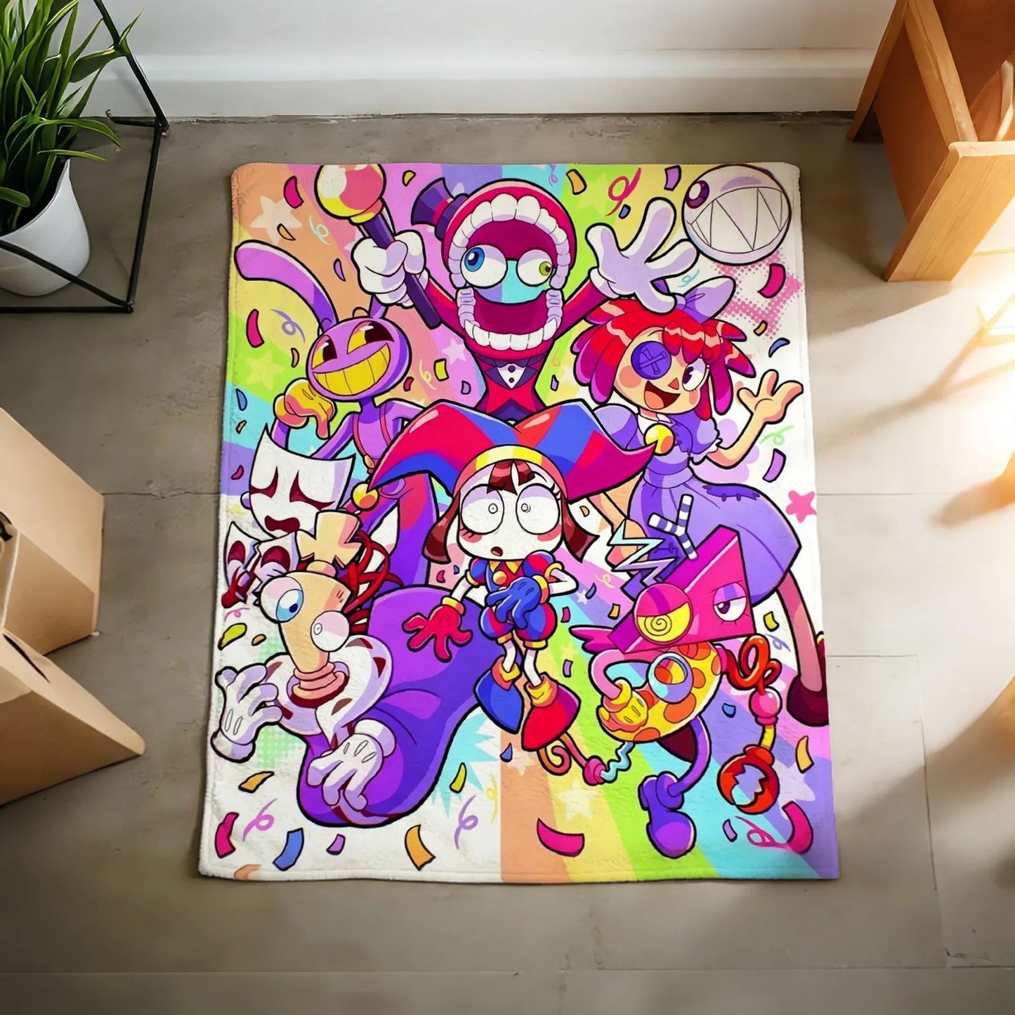 Colorful Circus Adventure Blanket