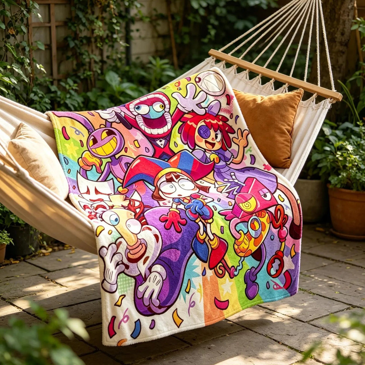 Colorful Circus Adventure Blanket