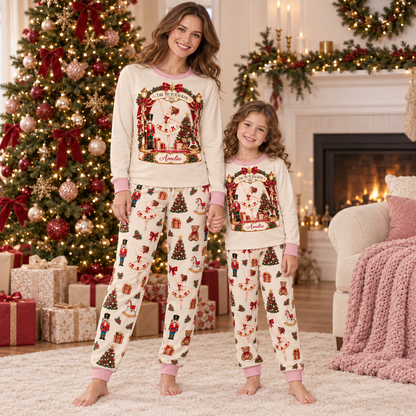 Personalized Ballerina & Nutcracker Family Christmas Pajamas