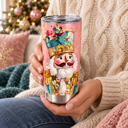 Oh My Darling Nutcracker – 20oz Holiday Storybook Quote Tumbler