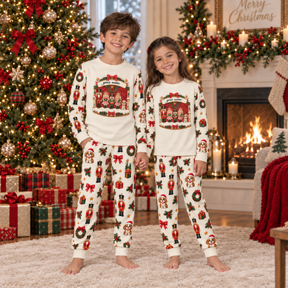Personalized Family Name & Characters Nutcracker Family Christmas Pajamas